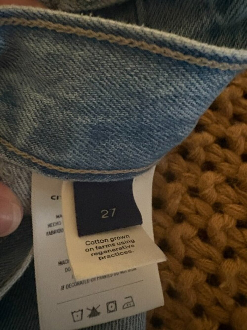 Citizens of Humanity Ayla Cargo jeans in Cloud Nine, Size 27 - Picture 7 of 7